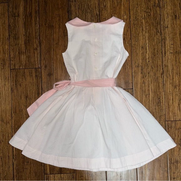 Ballerina Pink Seersucker Dress - Picture 4 of 4